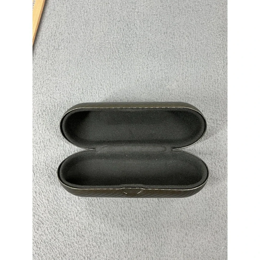 Oakley Sunglasses Case Black Synthetic Carbon Fiber Hard Shell Protective